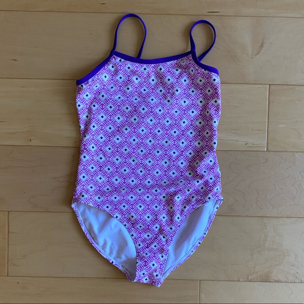 Old Navy Hyacinth Swimsuit Girls 8 yr